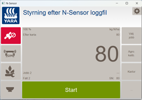 Sk&auml;rmbild av terminalen