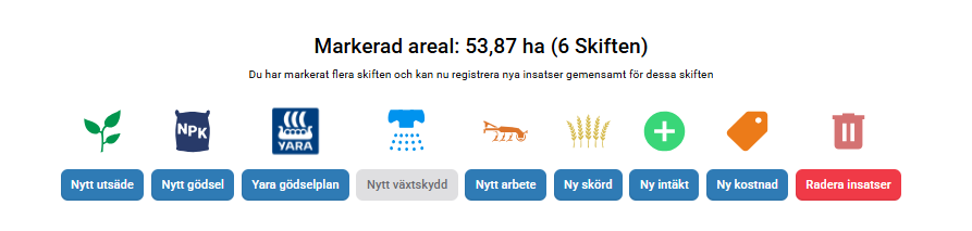 Visar hur du v&auml;ljer f&auml;lt