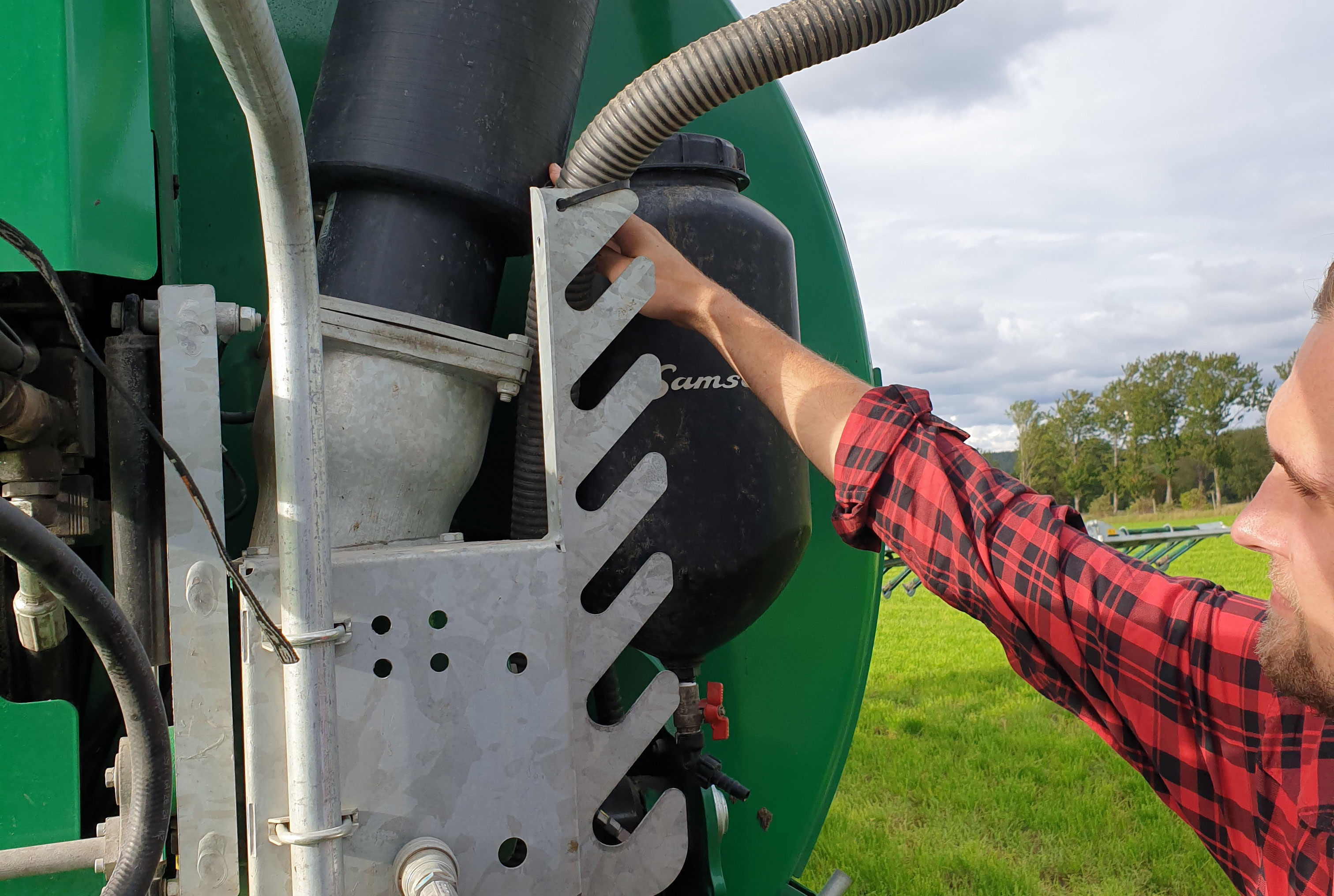 Fl&ouml;desm&auml;tare p&aring; tunnan