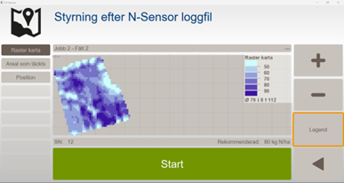 Sk&auml;rmbild av terminalen 2